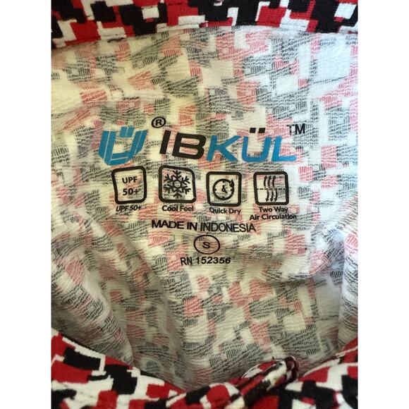 IBKUL Polo Shirt Mens Small Golf UPF30 Performance Stretch Short Sleeve - Picture 5 of 8